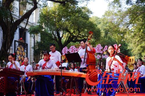 荔湾沙面举办元旦新年音乐会 节拍动感十足震撼观众