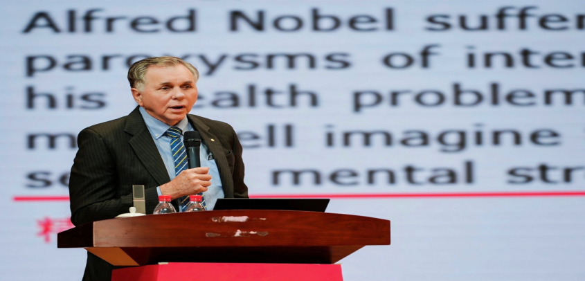 诺贝尔奖得主巴里·马歇尔到访广州中医药大学