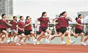 今年广州有15.1万名考生参加中考体育考试