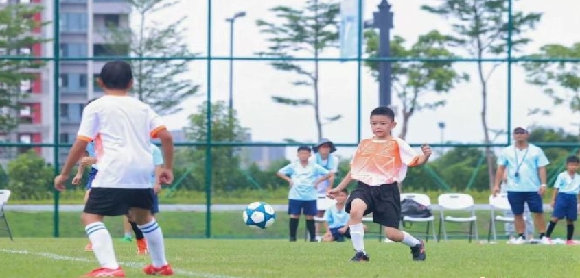 2026年海峡两岸青少年足球交流赛在广州举行